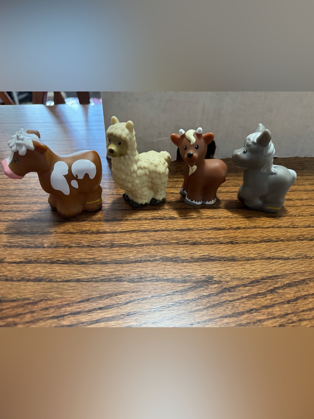 Fisher price little people Cream Alpaca Farm Animal Toy
